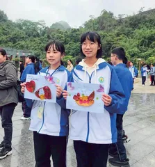 好棒!环江14岁女孩绘画作品登上“天宫”3