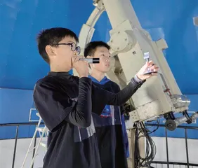 星云社“天文小课堂”走进国家天文台沙河科普基地8