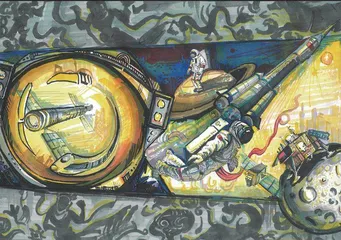 第三届“天宫画展”在中国空间站开展4
