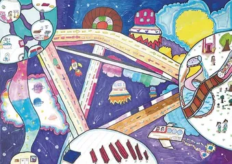 第三届“天宫画展”在中国空间站开展7