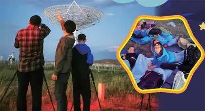 在大草原深处拍摄流星雨2