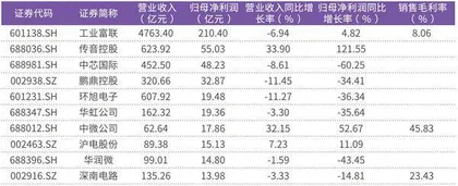 工业富联暂居电子股盈利规模之最北向资金年内重点关注中微公司2