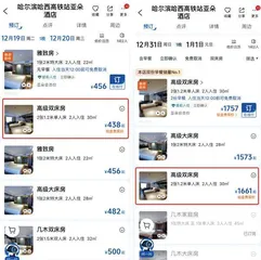 跨年夜集体涨价,有酒店400元飙至1600元一晚,近六成酒店房价涨幅超50%2