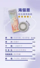 全部透氧量不超20,可啦啦、可糖戴后磨眼、干涩9