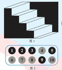 阶梯上的数字