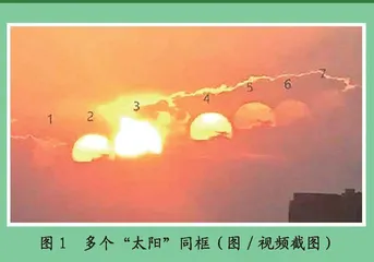 为何出现多个“太阳”同框
