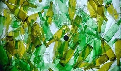 玻璃弹球里的“夹心”花纹是怎么放进去的?2