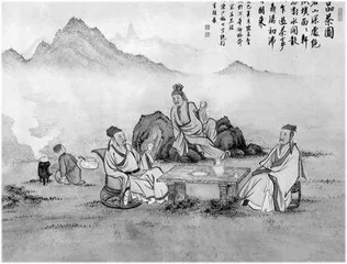 三朵茶花