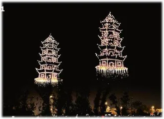 海市蜃楼,蔡国强的烟花寻礼1