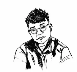 道路上的一片污渍