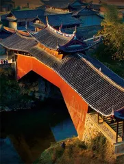 中国木拱桥：“只此青绿”间，长虹凌空起