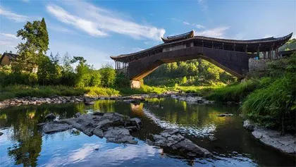 中国木拱桥：“只此青绿”间，长虹凌空起3