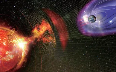地球出现绚丽极光太阳“外衣”“漏”了一个洞?4