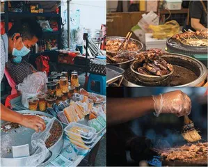 年轻人吃饭钻进菜市场1