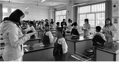 莒县第五实验小学教育集团 举行诗词大会校级选拔赛