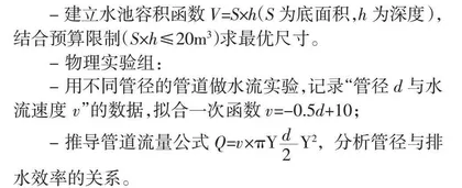 项目式学习驱动下的初中数学跨学科教学设计实践