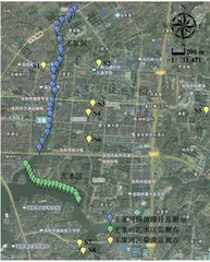 南湖流域典型支流面源污染负荷时空变化分析与模拟