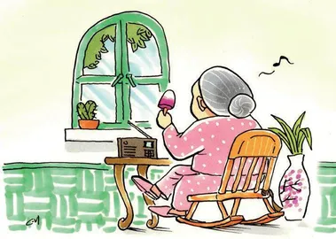 接婆婆来歇夏