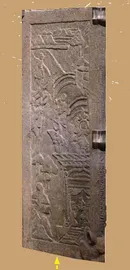 贴金彩绘围屏石榻：粟特人生活场景的再现2