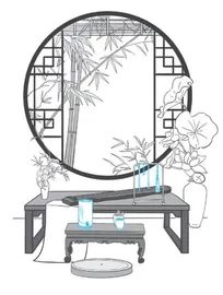 北窗浴绿记