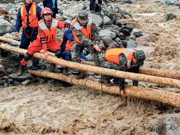 甘肃榆中：应对历史极值的强降雨