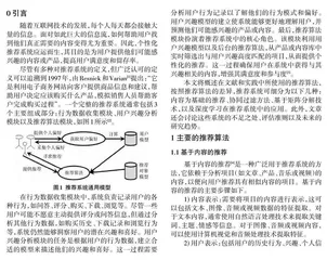 个性化推荐系统研究方法综述