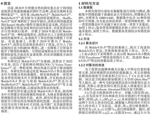 基于改进MobileViTv3的树木叶片图像分类算法研究