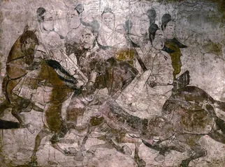 娄睿墓壁画:壁上丹青 华彩重现1