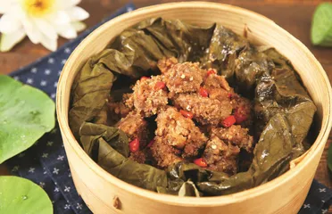 荷叶和粉蒸肉