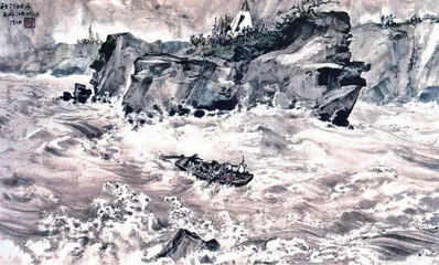 谢瑞阶黄河国画的风格与拓新5
