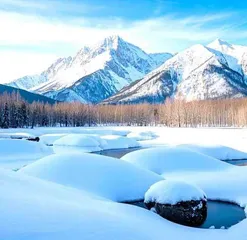 冬季到阿勒泰来看雪