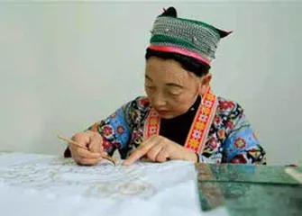 千年蜡染,至简之色开出的至繁之美1