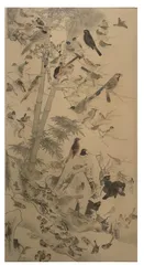 《临三友百禽图》