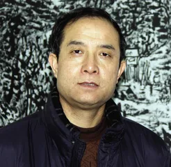 坐在椅子上的鲁迅
