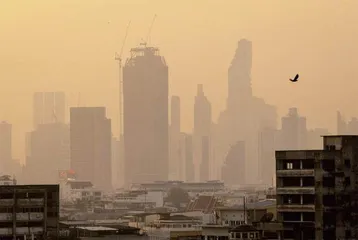 雾霾锁住泰国