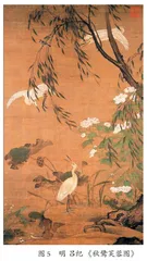 浅析明代院体工笔花鸟画的色彩特征