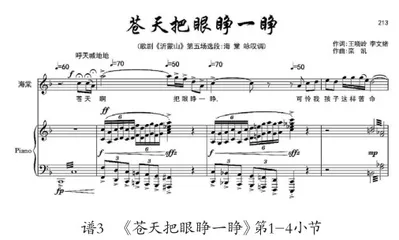 歌剧《沂蒙山》中女性人物形象塑造及唱段分析3