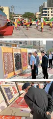 延长县文化馆：“喜迎二十大·礼赞新时代”延长剪纸大赛颁奖典礼及优秀作品展在人民广场顺利举办