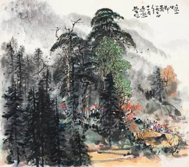 岳山造林速写