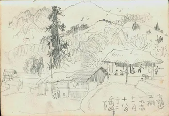 岳山造林速写4