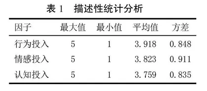 混合式大学英语教学模式下学生学习投入现状及影响因素研究