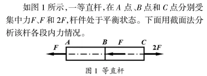 材料力学中内力教学思考