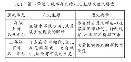 聚焦观察 学习表达 