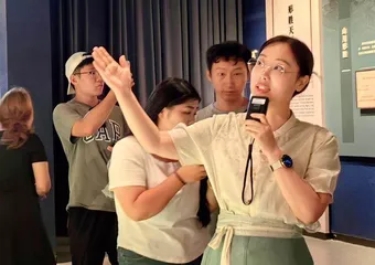 河南洛阳市隋唐大运河文化博物馆讲解员阮文阁：用心用情讲好大运河故事
