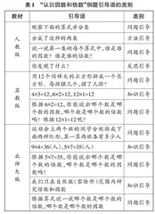 不同教材中“因数与倍数”的例题比较