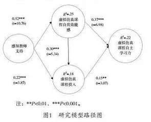 教师支持对学前教育师范生虚拟仿真课程投入与自主学习力的影响