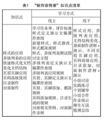 基于超星学习通的混合式教学模式研究与实践