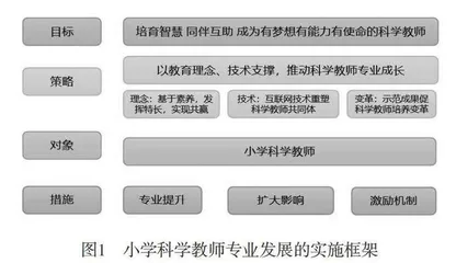 “互联网+”小学科学教师专业发展的实施路径