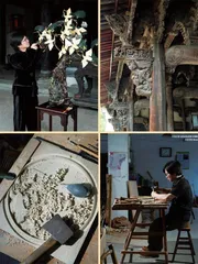 剖篾编织还雕刻1