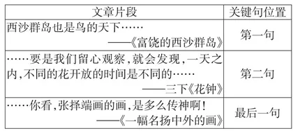 文本联读学概括 细致观察促写作
